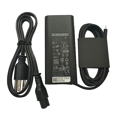 Dell Laptop Charger HKA65NM200 65W USB Type C AC Adapter