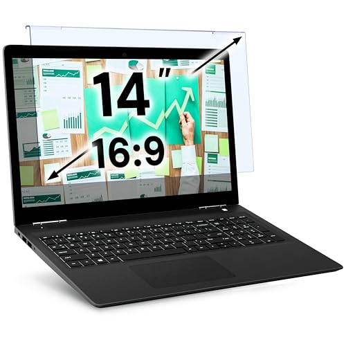 VINTEZ 14 Inches vin-182-AnB-14-BS Screen Protector for Laptop - Anti-Blue Light, Scratch Resistant, Glossy Finish