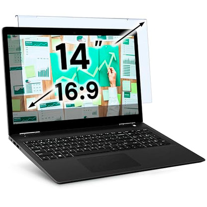 VINTEZ 14 Inches vin-182-AnB-14-BS Screen Protector for Laptop - Anti-Blue Light, Scratch Resistant, Glossy Finish