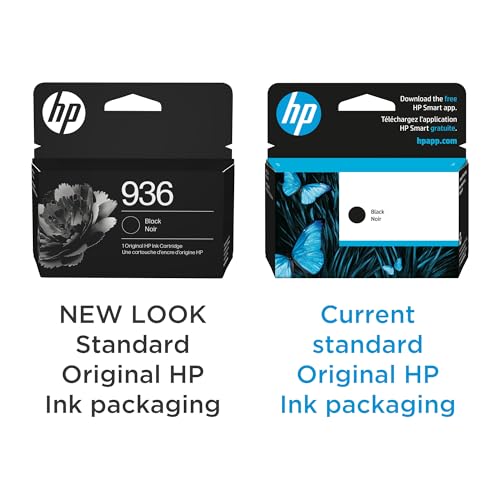 HP 936 Black Ink Cartridge 1 Count 1250 Pages Compatible with HP OfficeJet Pro Printers