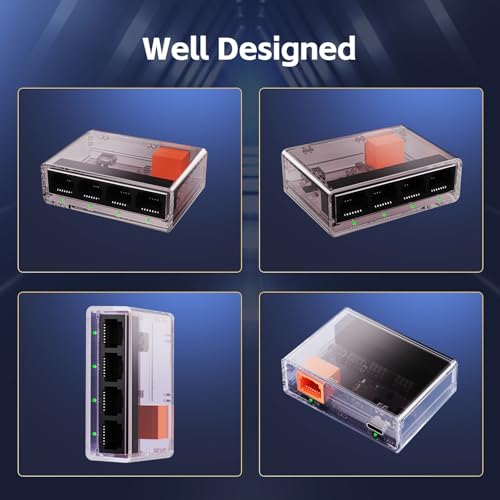 YuLinca Gigabit Ethernet Splitter 1 to 4 Ports, SPT14GE, 1000 Mbps