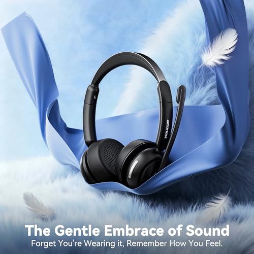 Waxop 1 Count WX-HS012 Wireless Headset with Environmental Noise Cancellation