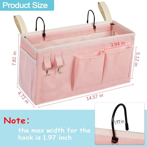 Loghot 37x12x20cm ASDF1221 Bedside Storage Caddy Hanging Organizer