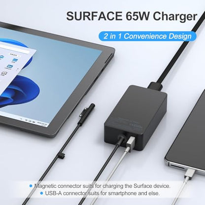 Andingker 65W DZ65200325 USB Type A Charger 15V 4A Slim Portable Wall Mount Adapter