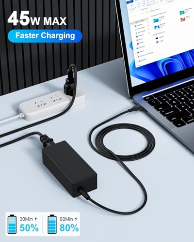 INEXEWOC 45W USB Type C Laptop Charger SK90A200225 Universal Compatibility