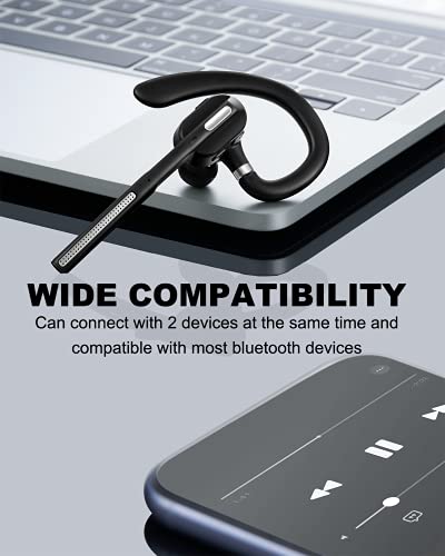 DECHOYECHO G5 Bluetooth Headset V5.1 with Charging Case