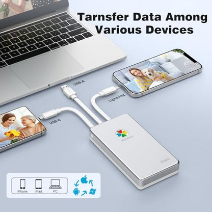iDiskk 500GB USB 3.0 External Hard Drive 450 RPM Mechanical Hard Disk for Personal Use with Data Recovery Service