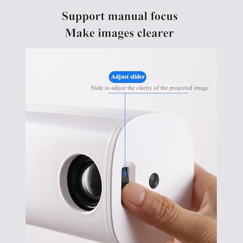 SICWEDIM Art Projector 1920 x 1080 Resolution Manual Focus LCD Projector