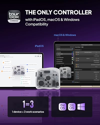 TOUR BOX 4.57" x 3.98" Elite Plus Multi-Platform Controller