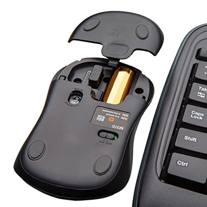 Logitech MK335 2.4GHz Wireless Keyboard and Mouse Combo - Black/Silver
