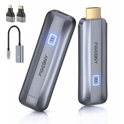 FIGEBNY 4K Wireless HDMI Transmitter and Receiver L30 3840x2160 HDMI