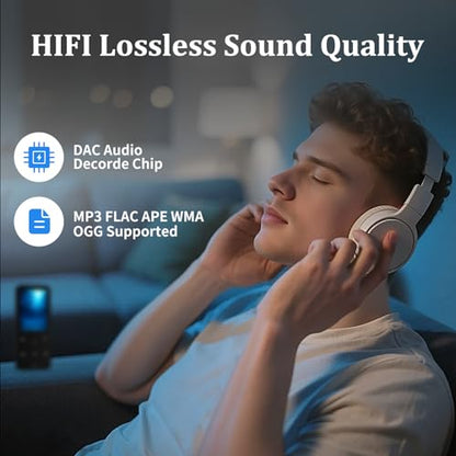Picxiul 1.8-Inch PC-MP3-001 16GB MP3 Player with Bluetooth 5.2