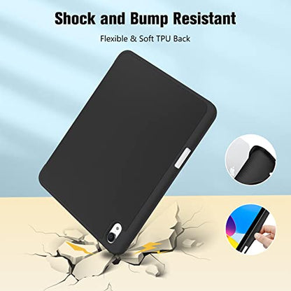 ProCase 11 Inch 2025 Model A3354 A3355 A3356 / 10.9 Inch 2022 Model A2696 A2757 A2777 Black Tablet Case - TPU