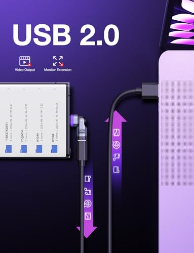AUFU 2 Count AF-ZJT-CA01 USB Type C Adapter 240W Power Output Compatible with Laptops Smartphones Tablets
