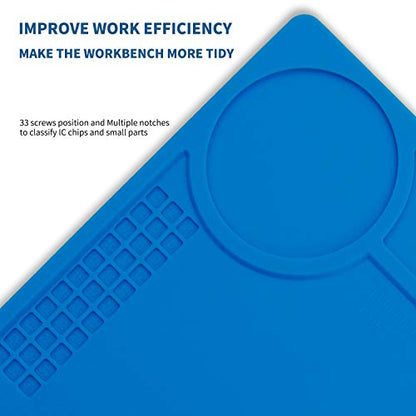 Hengtianmei 14 x 10 Inches H-201 Silicone Heat Insulation Repair Mat 932°F