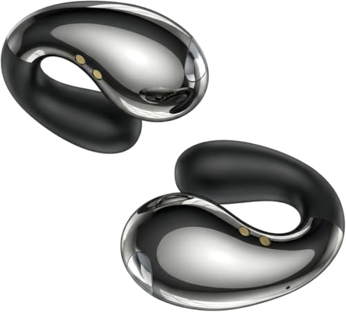 Boytond S19DDS Wireless Open Ear Headphones - Gloss Black