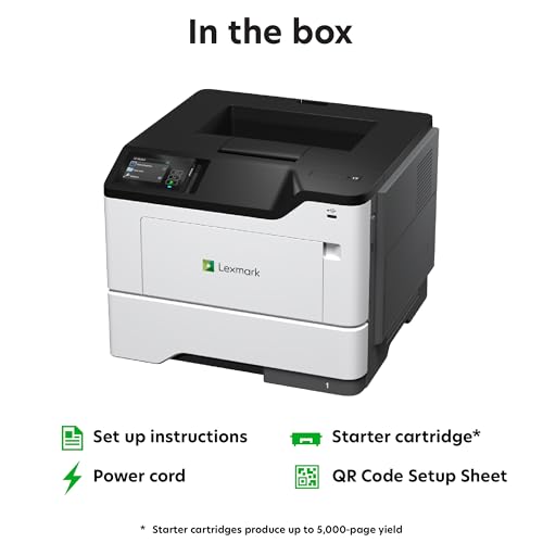 Lexmark MS631dw Laser Printer 1200 x 1200 dpi 50 ppm Monochrome Touchscreen