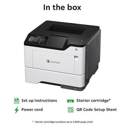 Lexmark MS631dw Laser Printer 1200 x 1200 dpi 50 ppm Monochrome Touchscreen