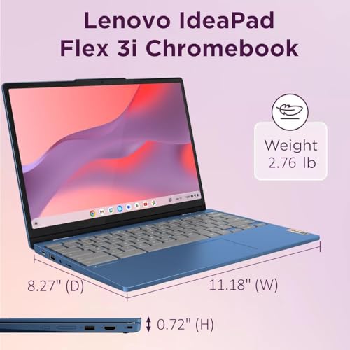 Lenovo 12.2" IdeaPad Flex 3i Chromebook 1920x1200 eMMC128GB Intel N100 4GB DDR5 Convertible Laptop
