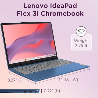 Lenovo 12.2" IdeaPad Flex 3i Chromebook 1920x1200 eMMC128GB Intel N100 4GB DDR5 Convertible Laptop