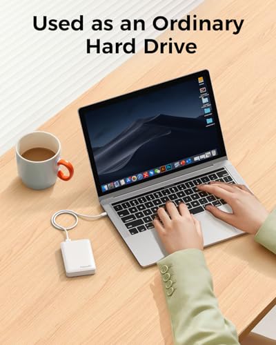 NEWQ 1TB H30 Portable External Hard Drive USB 2.0/3.0 5400RPM 2.5-Inch White