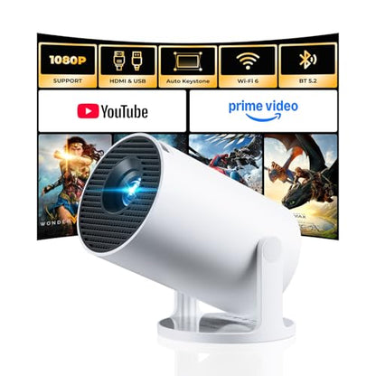 ClokoWe Mini Projector 4.37'x 7.17' Model HY300 Pro+ 1280 x 720 500 Lumen LED Portable