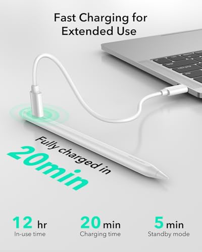 ESR 6.54in White 6C006 iPad Pencil Compatible for Models 2018-2026