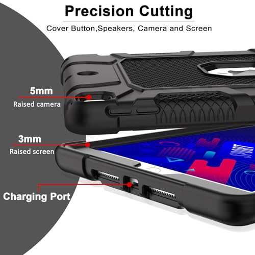 Rantice iPad 10.2 Inch A2197/A2198/A2200 Rugged Case Black