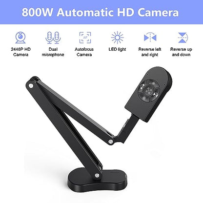 THUSTAND A3 8MP KB-700 4K Document Camera with Automatic Exposure and Dual Microphones