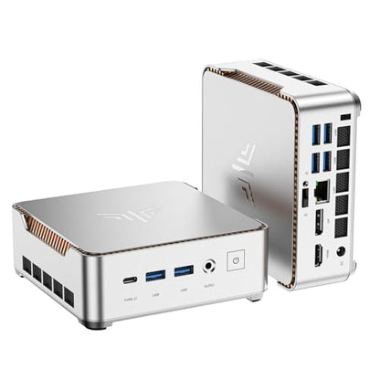 KAMRUI Mini PC P2 16GB LPDDR4 512GB SSD AMD Ryzen 4300U 4-Core 4K 60Hz Mini Computers