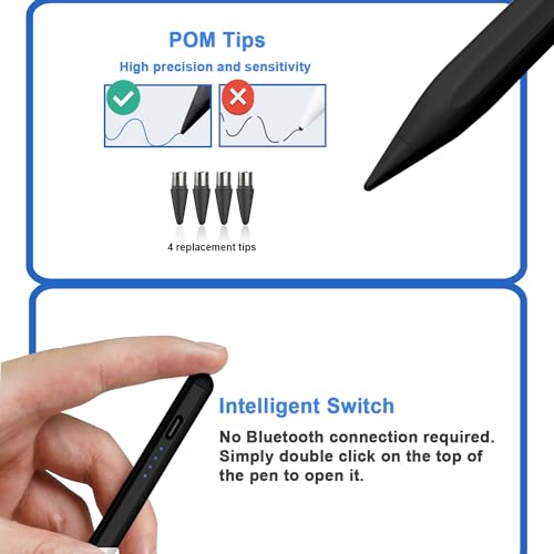 DOGAIN Aluminum Stylus Pen 1 Count Compatible with iOS/Android Devices