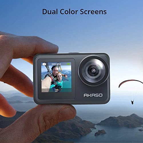 AKASO 2" Brave 7 LE 4K30fps Waterproof Action Camera with 256GB MicroSDXC Card