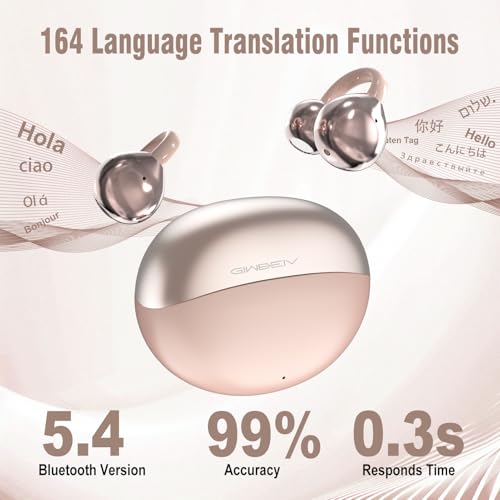 Giwbeiv M110 Wireless Earbuds 164 Language Translator