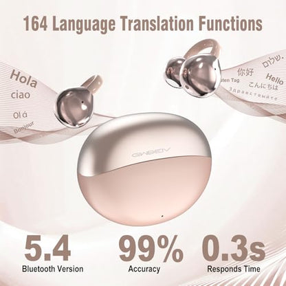 Giwbeiv M110 Wireless Earbuds 164 Language Translator