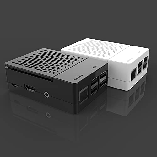 iUniker Mini ITX Raspberry Pi 3 Cooling Case - 5V 15W Power Supply - 2 USB 2.0 Ports - 1 USB 3.0 Port - 3 Cooling Fans - Plastic Enclosure - Black