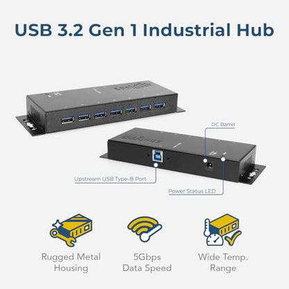 Coolgear 7-Port USB 3.0 Hub CG-7U3DS