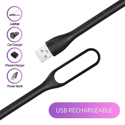 FINENIC 10 Piece USB LED Light Lamp ULBL10 Portable Flexible Arm Night Light