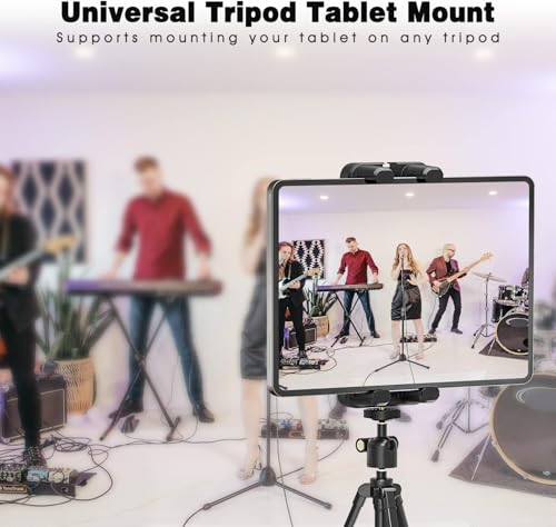 Cenawin Tablet Tripod Adapter d7dc26dd-d5bb-4d92-b490-eb198b806420 Adjustable Holder for 4.7-12.9 Inch Tablets