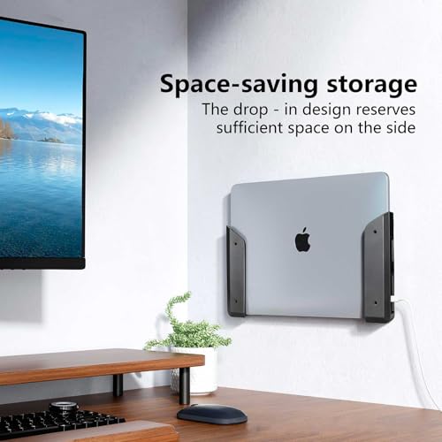 Fyoiuter 7.4 x 1.9 x 1.9 inches D041-9-BJBZJ-5 Laptop Wall Mount, Black