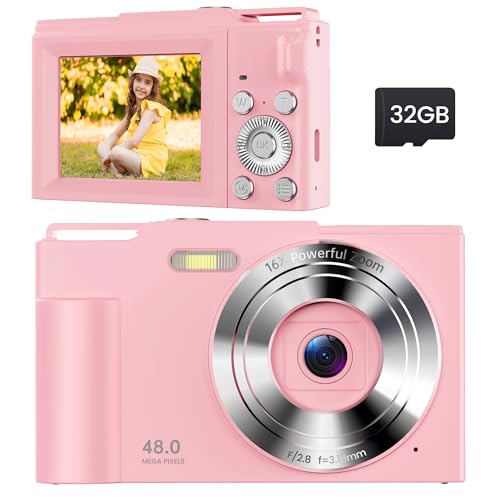 ROQIOO 2.8in DC01 48MP 1080p CMOS Digital Camera