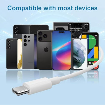 Docutca 2 Pack USB C Headphones Docutca-TC-2PC Wired Earbuds In-Ear Audio Earphone