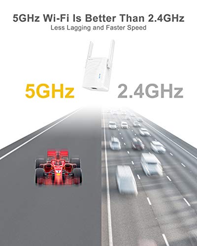 BrosTrend 2.4GHz/5.8GHz AC7 WiFi to Ethernet Adapter 802.11a/b/g/n 1200Mbps Wireless Bridge