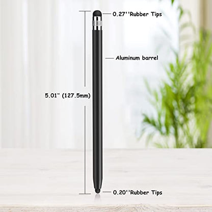 DIGIROOT Stylus Pen Set 4 Pcs Rubber Tip Compatible for Tablets Smartphones