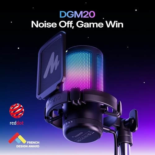 MAONO 16.57 x 3.86 x 6.38 inches DGM20S USB Type-C Condenser Microphone Plug and Play Unidirectional 24-Month