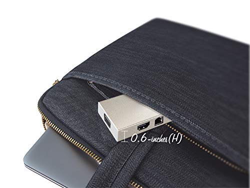 j5create 60w JCD376 USB-C Mini Hub 1920 x 1200 HDMI 1920 x 1200 VGA 6 Ports