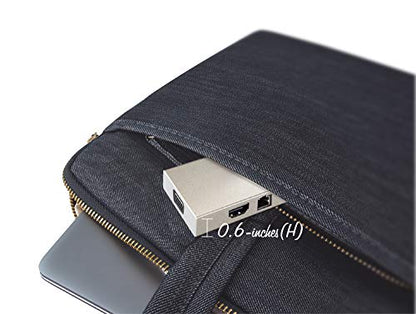 j5create 60w JCD376 USB-C Mini Hub 1920 x 1200 HDMI 1920 x 1200 VGA 6 Ports