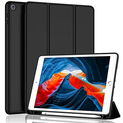 iMieet iPad 10.2 Inch Case Gen 7/8/9 Black Soft Shell