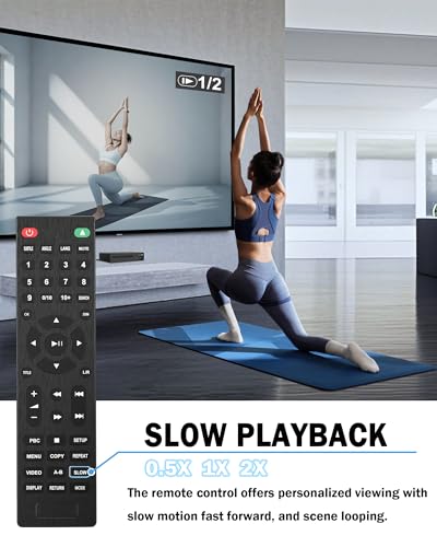 SHIWAKOTO DVD Player SH-DVP ULTRA 1080p 5.1 Surround HDMI CD, DVD, VCD, SVCD
