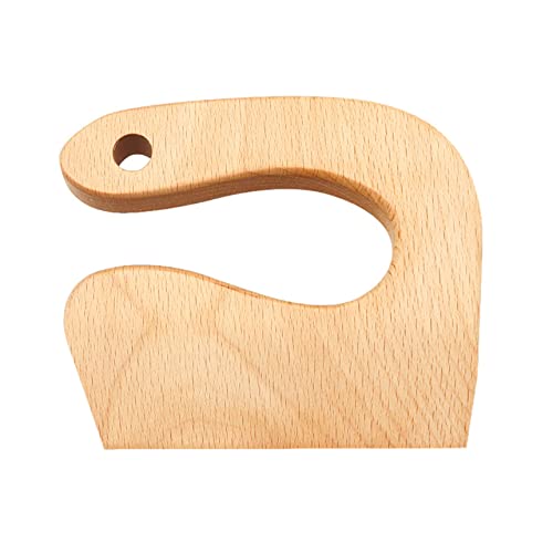 EDWOL 4.92 Inch Wooden Safe Knife 3.1394 Ounce Kids Kitchen Tool