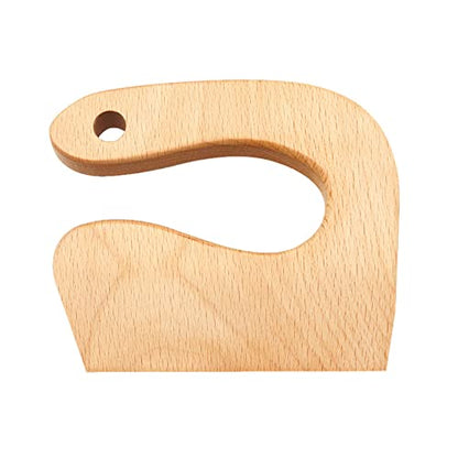 EDWOL 4.92 Inch Wooden Safe Knife 3.1394 Ounce Kids Kitchen Tool